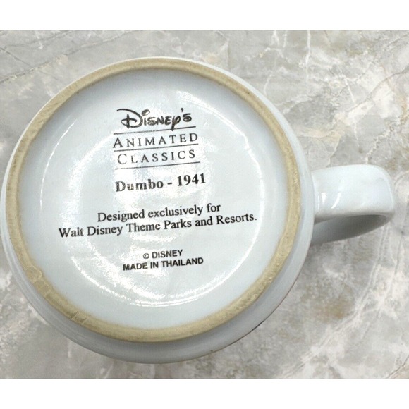 Disney Animated Classics Dumbo Coffee Mug Walt Disney Parks Thailand Vintage - Picture 9 of 9